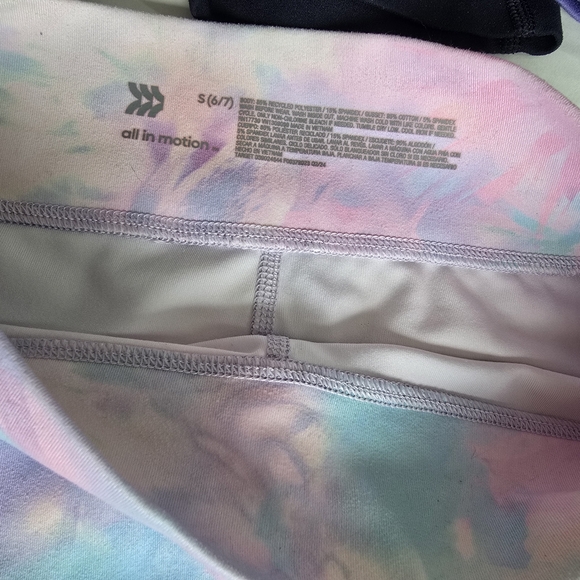 Athleta X 2 Kids' Purple, Blue and Tie-Dye Shorts 6 Girls 3 Pack Bundle - Picture 5 of 6